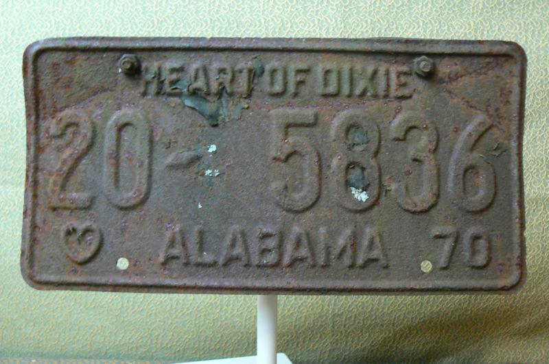 Mercedes benz 1955 220 ponton license plate bracket rusty rat rod alabama tag