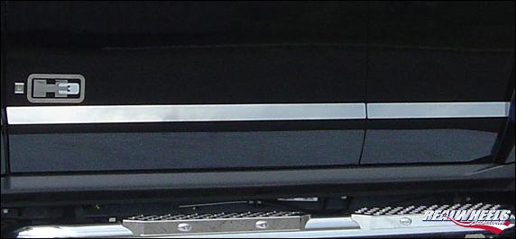 Hummer h3 realwheels stainless steel door panel insert rw117-1-a0103  rw117 new