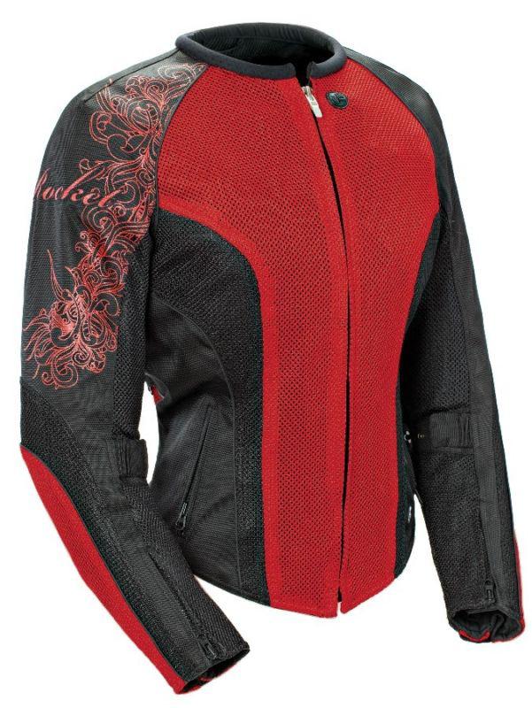 Joe rocket ladies cleo 2.2 wine red large textile mesh motorcycle jacket womens