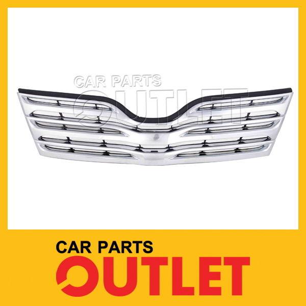 2009-2011 toyota venza front grille new to1200321 chrome plastic grill limited