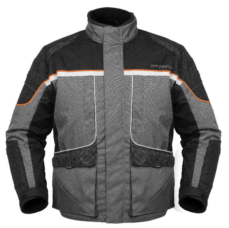 Cortech cascade dual piping gun metal large womens snowmobile jacket lrg lg l