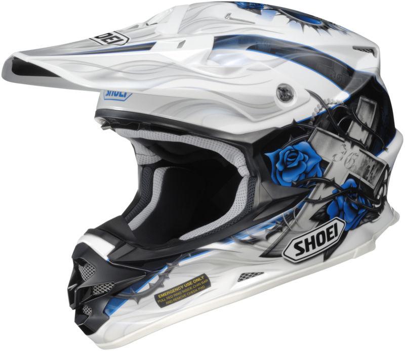 Free 2-day shipping! shoei vfx-w grant tc-2 blue off-road helmet dirtbike atv mx