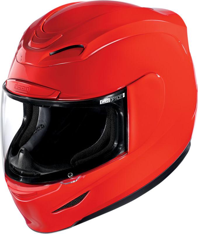 Icon airmada gloss red helmet 2013 motorcycle full face
