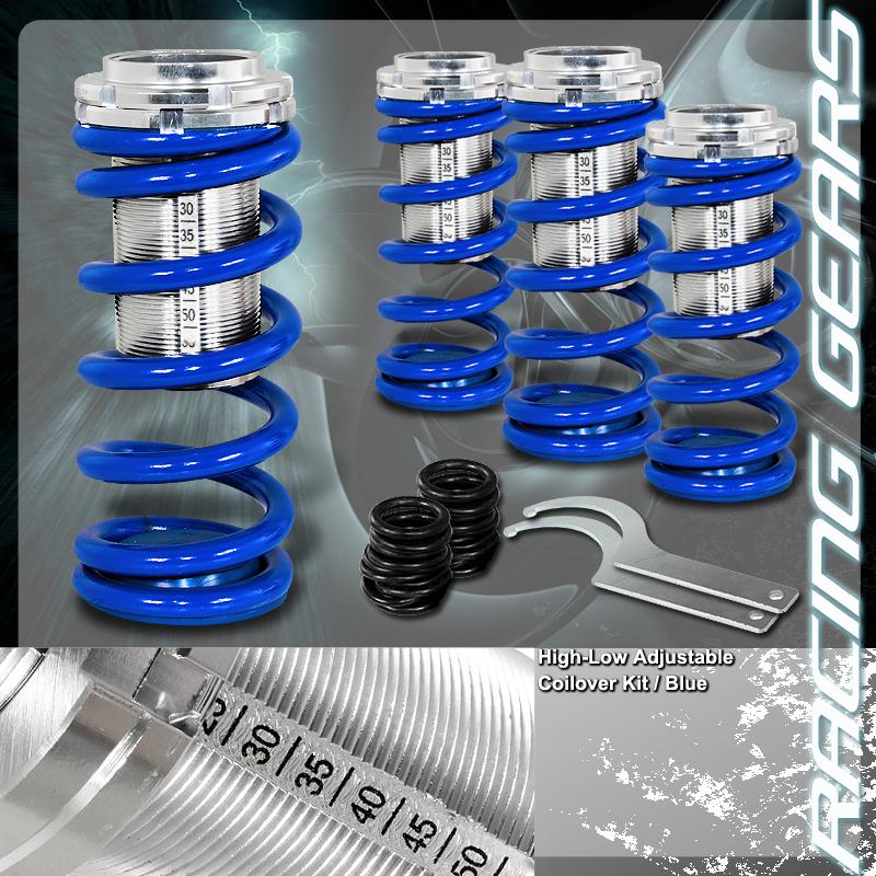 Civic prelude del sol integra jdm blue suspension coilover lowering spring  kit