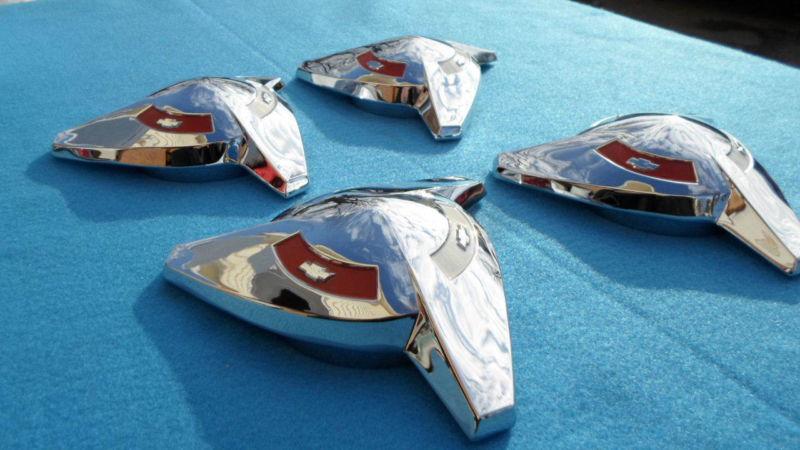New 1962 chevrolet chevy impala ss 409 hubcap knock off spinners lot of 4 