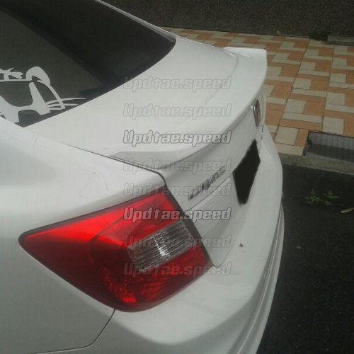 Unpainted honda civic 9 rear wing m type trunk spoiler sedan 12~up abs new  ◙