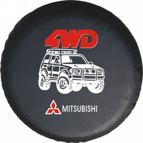 Spare wheel tire cover diy universal for mitsubishi pajero 15&#034; or 16&#034; j05