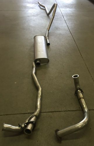 1952-1953 oldsmobile 88 single exhaust system, aluminized without power steering