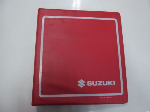 1990 2005 suzuki lt160e service repair manual binder stained factory oem ***