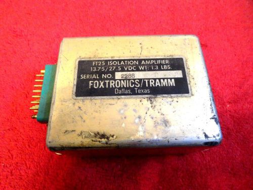 Foxtronics/tramm ft25 isolation amplifier