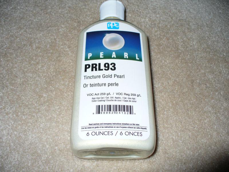 Ppg prl93 tincture gold pearl new 6 oz prl 93