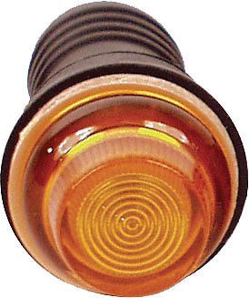 Longacre amber 3/4 in diameter 12v warning light p/n 41803