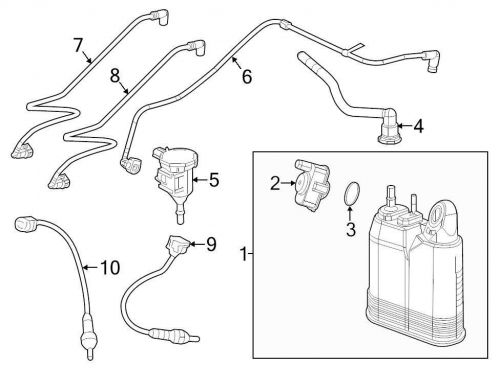 Chrysler oem jeep emission check valve 68193193ad image 5