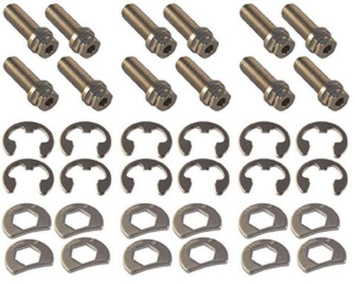 Stage 8 gm v6/sbc 1.000 in 3/8-16 in locking header bolt 12 pc p/n 8911a