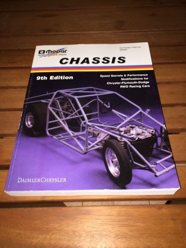 New mopar chassis perfromance dodge chrysler plymouth 9th edition manual