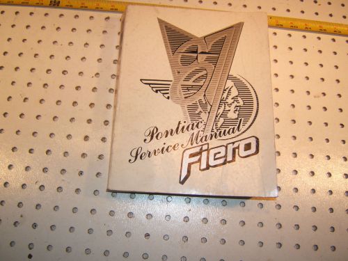 Pontiac fiero 1987 service oe 1 manual for us &amp; canada models,1987 pontiac fiero