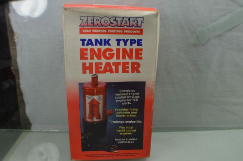 Zerostart tank type engine heater new
