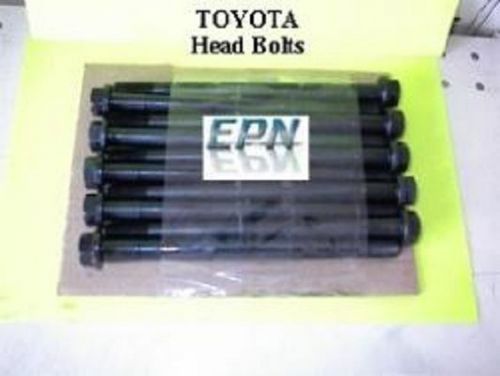 Toyota 22r/re &amp; turbo engine new head bolts  set, 1985  to 1995 all,  pro bolts