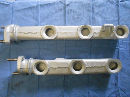 Good used pair gm exhaust manifolds w/ss studs 1961-67 corvair 2 carb &amp; turbo
