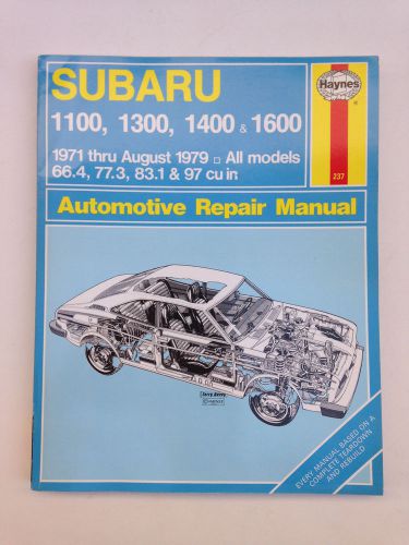 Haynes 1971-1979 subaru automotive repair manual