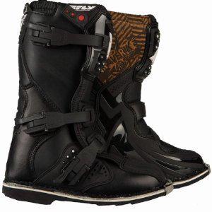 New fly-racing maverik mx youth motocross/offroad boots, black, us-4