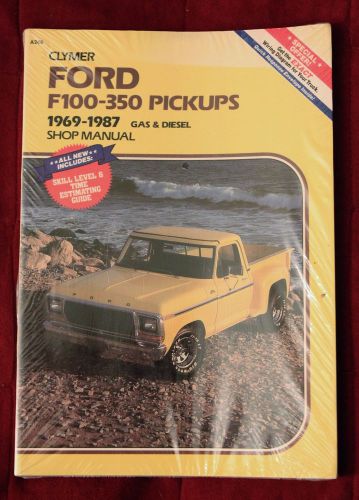 Clymer&#039;s ford f10-350 pick-up 1969-1987, gas and diesel, shop manual new