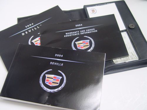 2004 cadillac deville  owners manual books case all models
