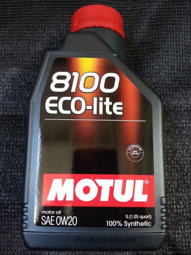 104981 motul 8100 1 liter 0w-20 eco-lite engine oil