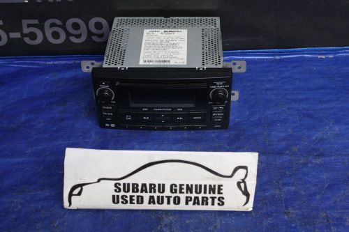 08-14 2008-2014 subaru sti/wrx sedan factory radio cd player oem clarion