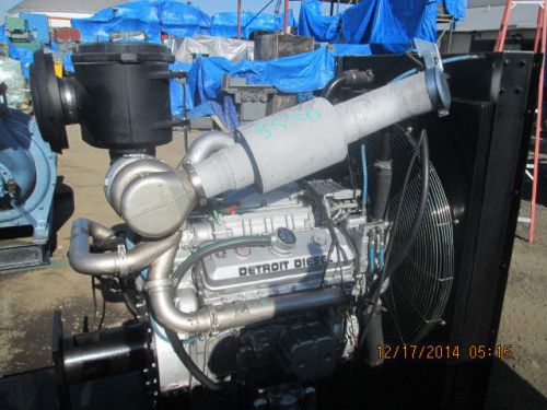 Detroit diesel model 8v-92ta ddec 760 hp propulsion engine / boat motor 270 hrs!