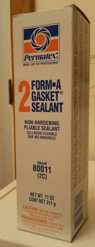 * lot of (x2) two permatex 80011 form-a-gasket #2 sealant, 11oz 2c * new in box