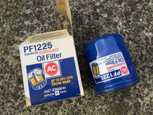 New old stock gm a/c delco pf125 duraguard oil filter 25014233