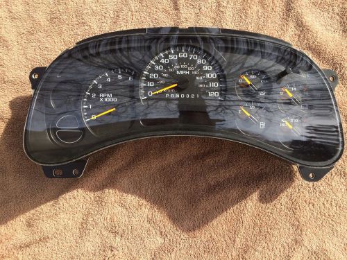 03 04 05 06 chevy tahoe sierra silverado instrument cluster