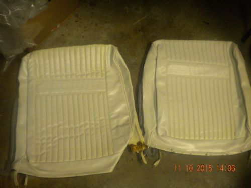 1964 cutlass bucket seat covers holiday white 64 buick olds