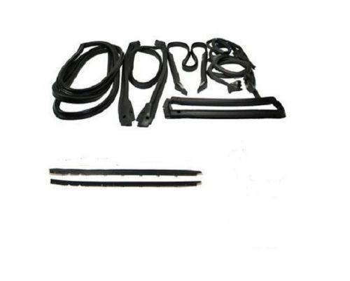 1984-1989 corvette weatherstrip seal kit, 9 pieces kit 84899