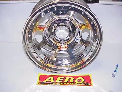 Aero chrome 5 x 4-3/4&#034; beadlock wheel 15&#034;x 8&#034; imca 4&#034; offset 53-284740 w11 mod