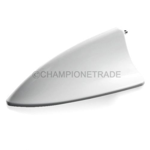 White car antenna top roof shark fin dummy antenna decor fit nissan altima ct