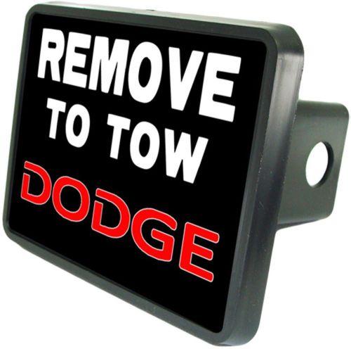 Remove to tow dodge hitch plug