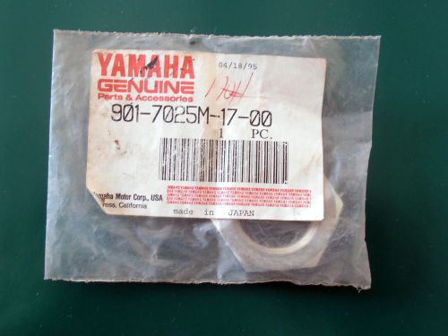 Yamaha sterndrive 901-7025m-17 lower case shaft nut l4 v6 v8 drive 1 new oem