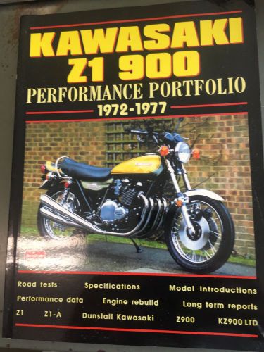 Kawasaki z1 900 performance portfolio book