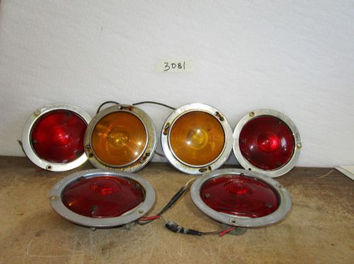 Turn signal side marker light red signal stat e36s7 amber dietz 190 for 1965 ihc