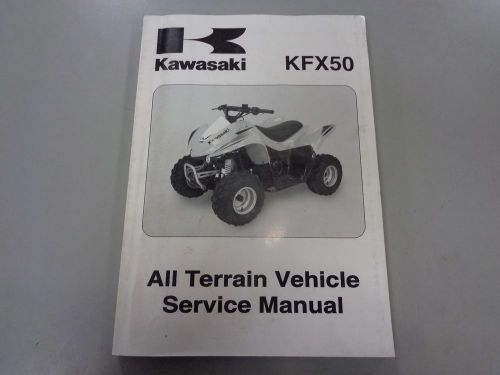 Oem kawasaki service manual repair work book youth quad 2007 ksf50 99924-1370-01