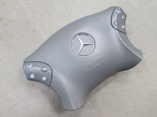 01 05 mercedes c class sedan wagon driver steering wheel airbag gray gray