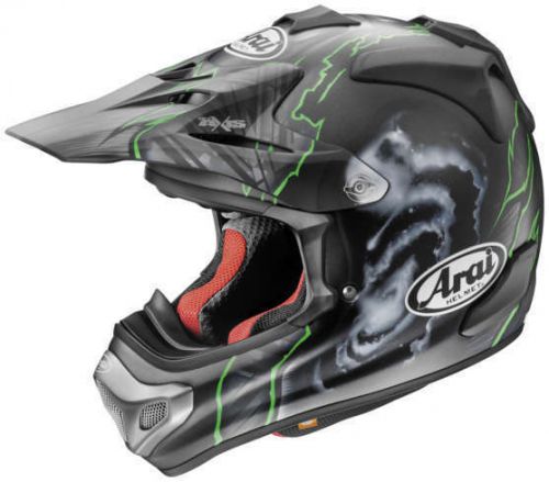 Arai vx-pro 4 barcia matte green motorcycle helmet
