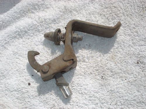 Vintage vw bug front hood push-button release assembly