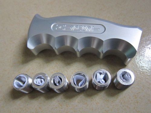 Hurst pistol grip shifter handle aluminum silver