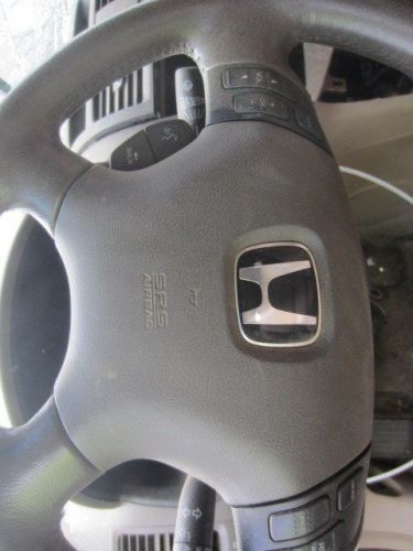 Honda accord driver wheel air bag left lh side tan 4 door sedan 6cyl