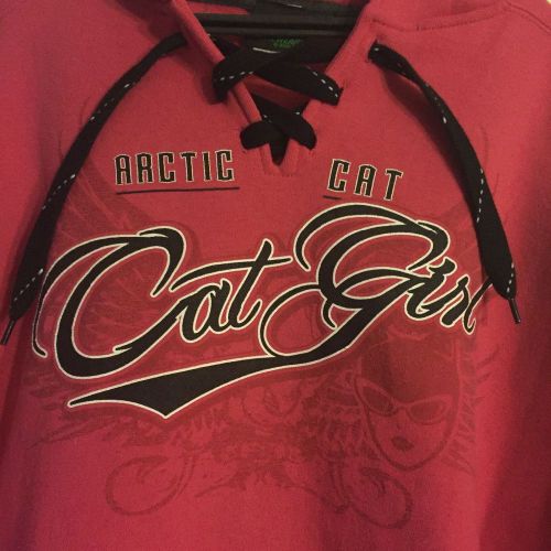 Arctic cat women&#039;s pink hoodie xl