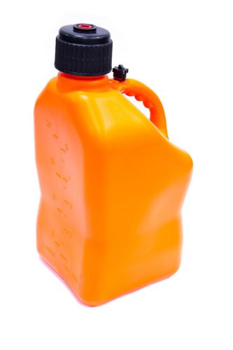 Vp fuel containers orange plastic square 5 gal utility jug p/n 3572