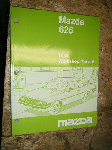 1980 mazda 626 original factory service manual workshop repair shop
